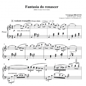Destinée (version piano, avec doigtés) - Véronique Bracco