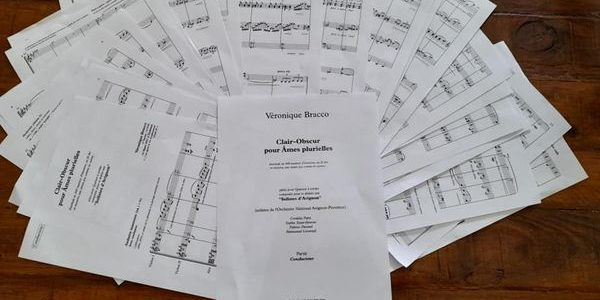Création / Concert de mon "Clair-obscur pour Âmes plurielles" composé pour le Quatuor "Les Solistes d'Avignon"