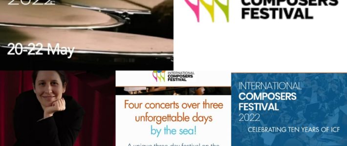 En concert (compositions) au International Composers Festival 2022 (Sussex, Royaume-Uni)