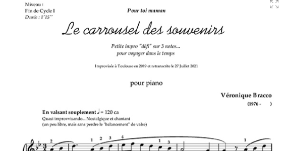 Mon Carrousel des souvenirs publié aux Editions Soldano