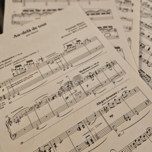 Au-delà de tout (pour piano solo)